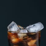 Glass of cola with bullet-style ice cubes like those the EUHOMY Ice Leopard X1 produces