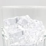 Clean clear ice from a countertop ice maker