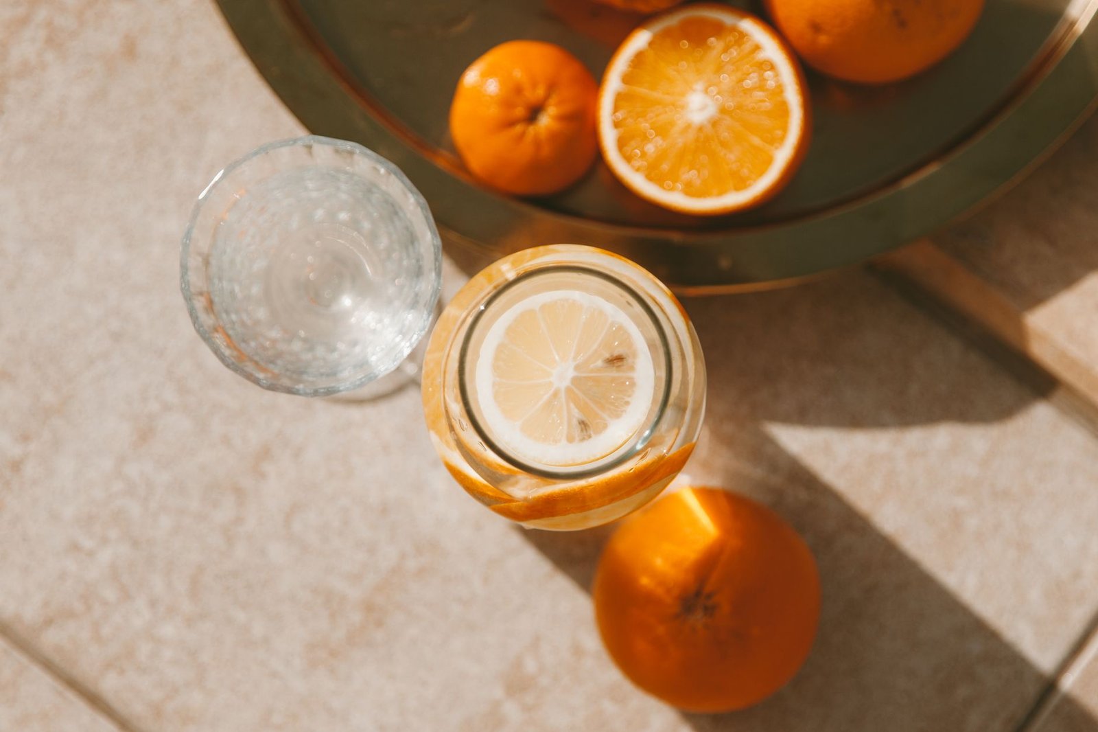 Fresh citrus fruit representing citric acid, a descaling alternative to white vinegar for ice makers