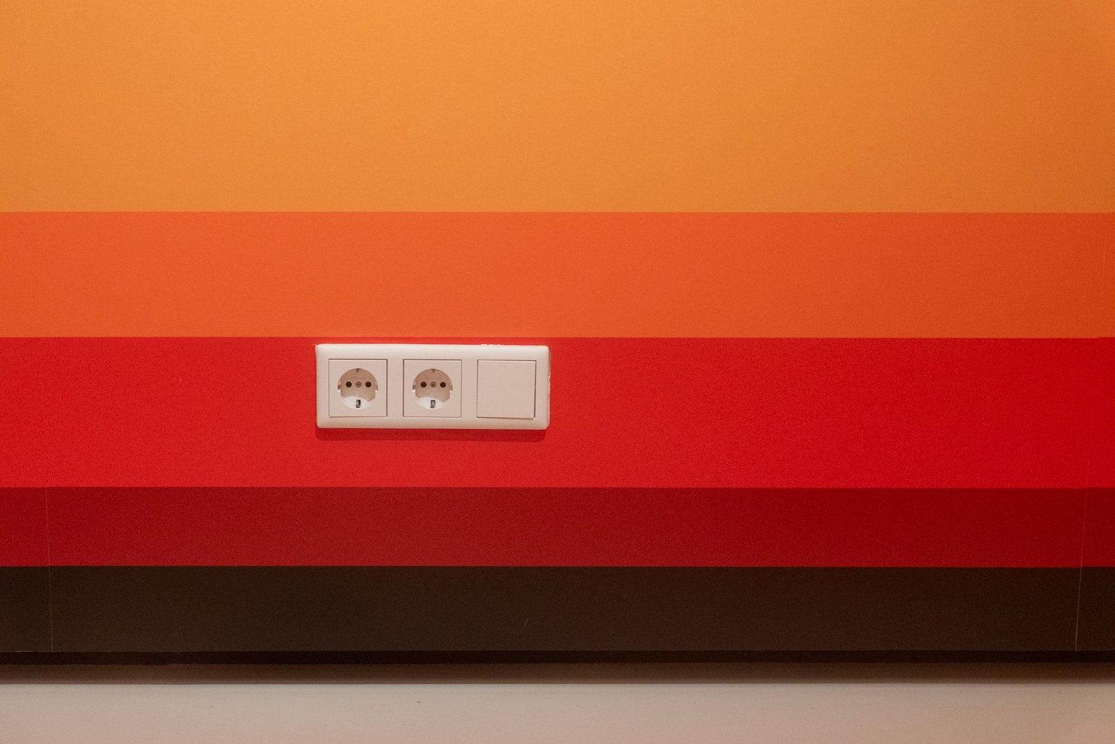 Appliance power cord plugged into a wall outlet